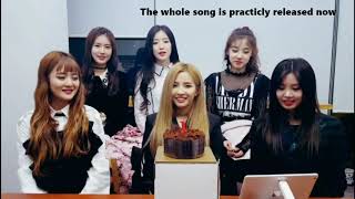 GIDLE accidently pre releasing La Vie En Rose  Demo ver [upl. by Roskes]