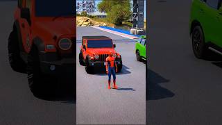 THAR VS SCORPIO TAKKAR HO GAI RAMP 😱 IN GTA V shorts gaming [upl. by Aihsatsan]