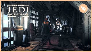 STAR WARS JEDI Scrapyard Interior Ambience  Rain  Bracca Junkyard  No Music  1 HOUR [upl. by Ikkiv]