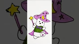 Quick Drawing of Pochacco the Witch drawing art pochacco [upl. by Nonnelg]