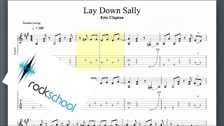 Lay Down Sally Rockschool Grade 5 Guitar [upl. by Eshman]