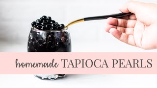 How to Cook Tapioca Pearls for Homemade Milk Tea [upl. by Ecinej]