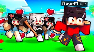 RageElixir Has CRAZY FANGIRLS in Minecraft [upl. by Corena789]