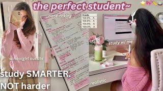 how to be THAT student🖇️🎀📝latenight study hacks organization tips amp trendy outfits [upl. by Elagiba134]