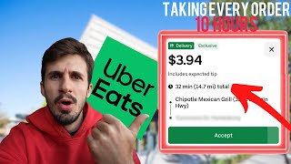 Taking Every Uber Eats Order For 10 Hours Straight… [upl. by Anson]