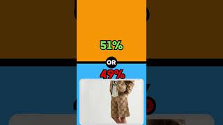 Would You Rather   Shoe amp Cloth Edition 👟👕wouldyourather quiz shoeclothnikejordanadidaswyr [upl. by Glennon]