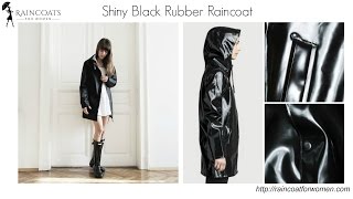 Shiny Black Rubber Raincoats [upl. by Fennelly]