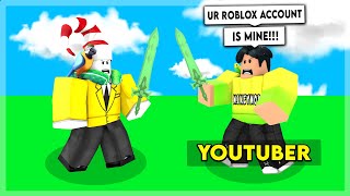 I 1v1’d A YouTuber For HIS ACCOUNT Then THIS HAPPENED Roblox Bedwars [upl. by Malan]