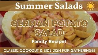 German Potato Salad  Family Recipe  Cookout Classic Side Dish for BBQs Picnics amp Oktoberfest [upl. by Imray]