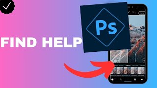 Where to find help in the Adobe Photoshop app [upl. by Ashla]