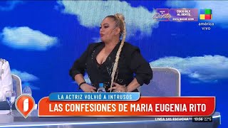 María Eugenia Ritó se confiesa en Intrusos quotUna vez la empleada me encontró tirada en el pisoquot [upl. by Enomor]