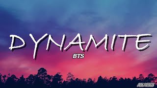 BTS  Dynamite Lyrics [upl. by Auqenet]