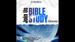 Greater Faith Chapel Bible Study Service [upl. by Etnohs]