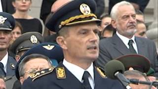 Promovisani najmlađi oficiri Vojske Srbije  General major Mladen Vuruna [upl. by Rosalind]