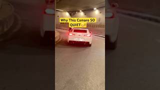 THIS CHEVROLET CAMARO IS SO QUIET UNDER A TUNNEL😂👀 supercars camaro shorts [upl. by Howenstein]