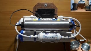 Homemade UV  UF 4 stage water purifier for tap water very effective amp cheap [upl. by Mychael]