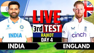 India vs England 3rd Test  India vs England Live  IND vs ENG Live Score amp Commentary Last 47 Over [upl. by Marcelle690]