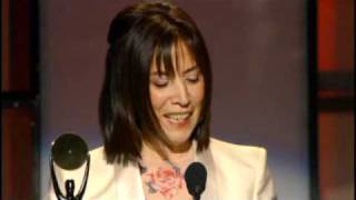 Olivia and Dhani Harrison accept award George Harrison Rock and Roll Hall of Fame inductions 2004 [upl. by Adao]