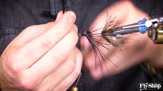 Tying an Intruder using MFC Barred Schlappen amp Saddle Hackle [upl. by Nivre]