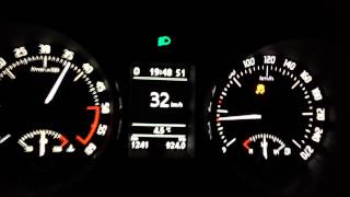 Skoda Superb II 20 TDI 140 HP DSG Acceleration 0100 kmh [upl. by Ennahtur]