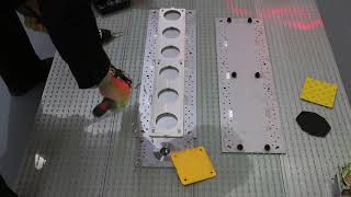 Tranberg Helideck lighting CHCircle amp H mark installationback plate2 [upl. by Mellette]