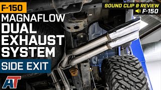 20152023 35L Ecoboost F150 Magnaflow Street Series Dual Exhaust Review amp Sound Clip [upl. by Alegnaoj]