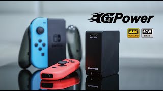 PhotoFast GPower Charge Your Nintendo Switch amp Display On TV 放下手中小螢幕 享受4K大畫面 [upl. by Burn84]