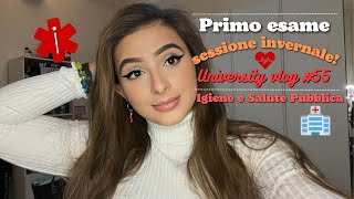 PRIMO ESAME DELLA SESSIONE INVERNALE ❄️  University Vlog 55 📚 [upl. by Elstan]