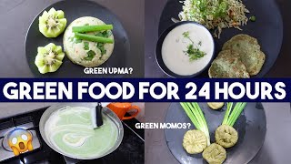 I Eat Only Green Food for 24 hours  Heli Ved [upl. by Denton455]