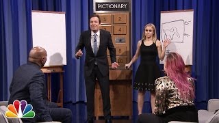 Pictionary with Kristen Bell Steve Harvey and Demi Lovato  Part 1 [upl. by Burgess]