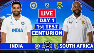 India vs South Africa 1st Test Day 1 Live  IND vs SA 1st Test Live Scores amp Commentary [upl. by Attecnoc]