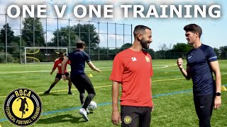 One V One Dribbling Training  Full Session With Roca Technical Football Training [upl. by Cohen]