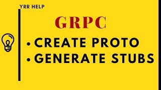 How to create GRPC Proto files and Generate Java Stubs [upl. by Trebled]