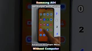 Samsung A04 OEM Unlocking Enable  Developer Show 2024 🔥 Advanced Developer Menu [upl. by Othilie]