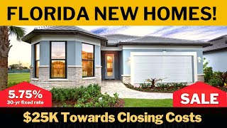 Beautiful Florida New Construction Homes For Sale With INSANE Incentives To Save YOU Money [upl. by Steck764]