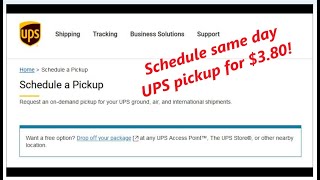 How to save money on UPS pickup fees Reduce your UPS pickup charges to 380 [upl. by Akeemaj419]