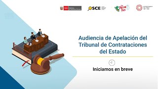 Audiencia de Apelación del Tribunal de Contrataciones del EstadoS6 EXP109812024TCE [upl. by Xxam]