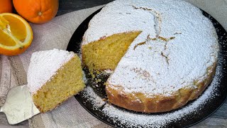 La chiamano la Torta 🍋piu soffice del Mondo lo fai in 5 Minuti buonissima 🤩🍋🤩TORTA ALLARANCIA [upl. by Submuloc831]