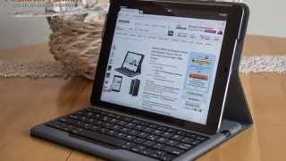 Review Anker TC980 Apple iPad Air Folio Keyboard Case Bluetooth Tastatur Test [upl. by Gregor647]