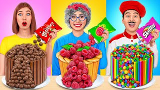 Me vs Grandma Cooking Challenge  Cake Decorating Challenge by Multi DO Challenge [upl. by Dnumyar]