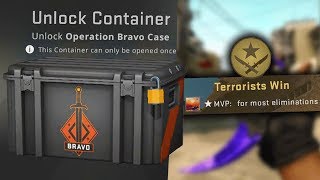 opening a csgo bravo case every time i lose a round [upl. by Enenej]