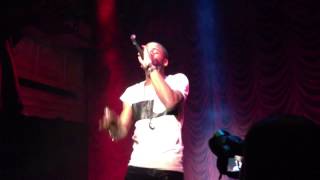 Marcus Canty performs  Three Words  live in nyc at the box epic records showcase [upl. by Eilsew]