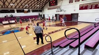 NSH Boys Varsity Basketball vs Cobden [upl. by Llerrad]