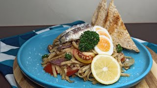 SPANISH SARDINES PASTA Recipe [upl. by Ahsemed]