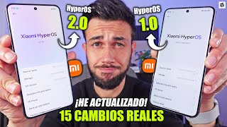 ¡ACTUALIZADO💥Xiaomi HyperOS 2 TODO lo NUEVO y DIFERENCIAS [upl. by Seidler]