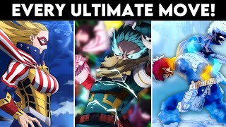 Every Characters Ultimate Move in My Hero Academia Explained [upl. by Rehpotsihrc]