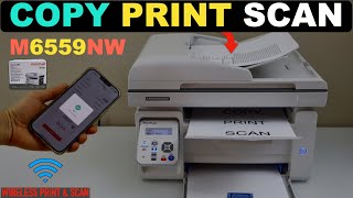 Pantum M6559NW Scanning Printing amp Copying Video [upl. by Veronica]