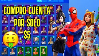 Compro una Cuenta De Fortnite Por Solo 5 😱🤑 [upl. by Haldan]