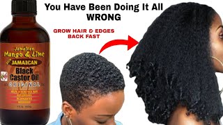 HOW TO USE JAMAICAN BLACK CASTOR OIL TO DOUBLE HAIR GROWTH Grow long hair amp prevent hair breakages [upl. by Davie]