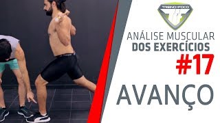 Músculos envolvidos no Exercício de Avanço  Análise Muscular dos Exercícios 17 [upl. by Isteb210]